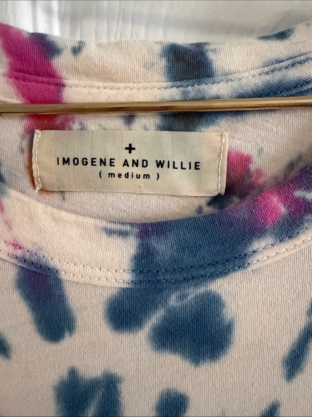 imogene + willie UNISEX Tie-Dye Skull Short Sleeve Tee - size Medium - Picture 2 of 10